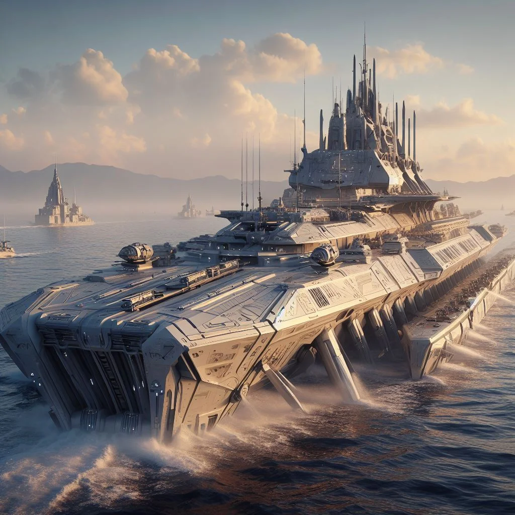 Futuristic Indian warships inspired by medieval Chola ships