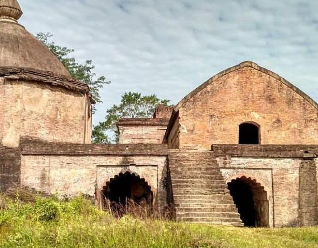 Ruins of ancient Ahom capital city Rangpur in Assam hills