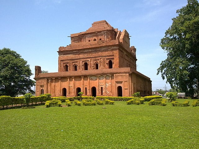 historic Ahom palace at Garhgaon in Assam