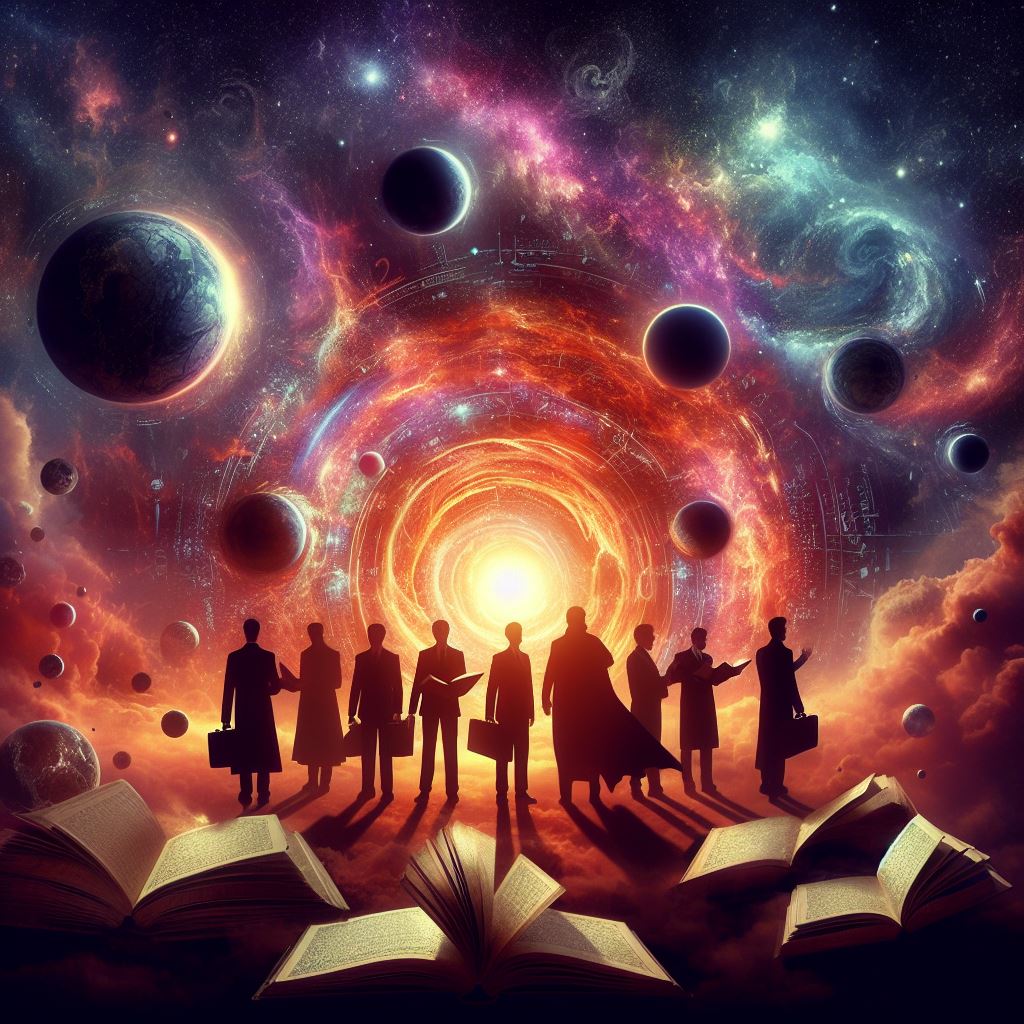 Nine Unknown Men unveiling cosmic secrets