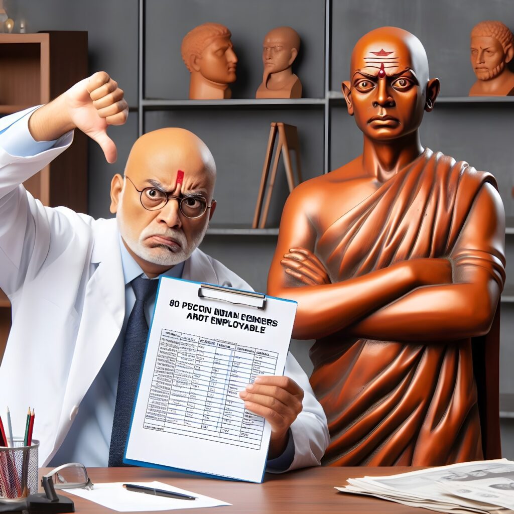 Chanakya disapproves over 80 percent Indian engineers being unemployable